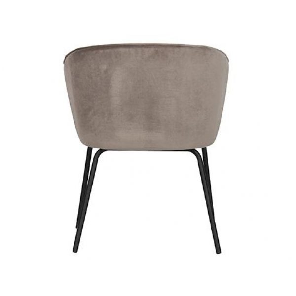 Admit Eetkamerstoel Fluweel Khaki