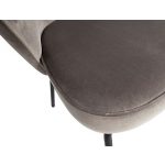 Admit Eetkamerstoel Fluweel Khaki
