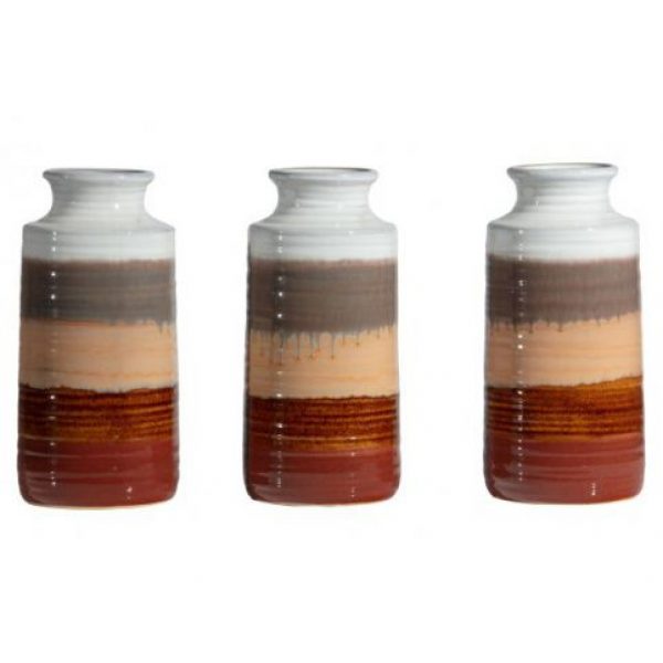 Vaas Decennia Ceramic Chestnut