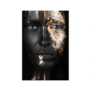 Showroommodel Schilderij / Foto AluArt Girl with Gold 120 x 180, zelf afhalen
