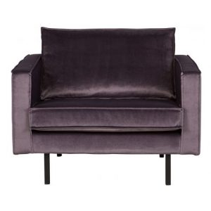 Showroommodel Rodeo Fauteuil Velvet Dark Grey, zelf afhalen