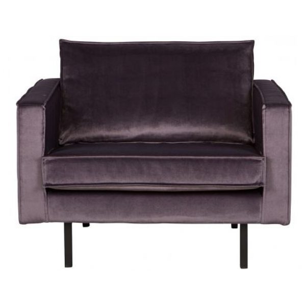 Showroommodel Rodeo Fauteuil Velvet Dark Grey, zelf afhalen