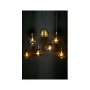 Pure Vintage Hanglamp Glas Antique Brass