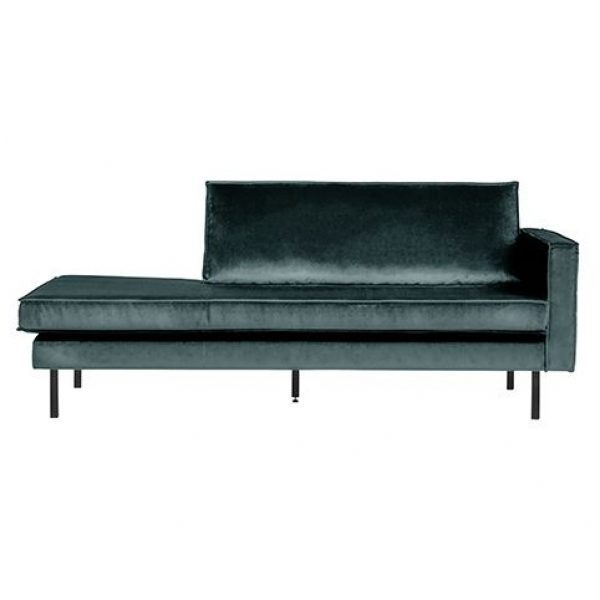 Rodeo Daybed Right Velvet Teal