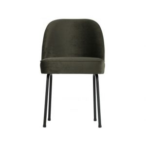 Vogue Eetkamerstoel Fluweel Onyx