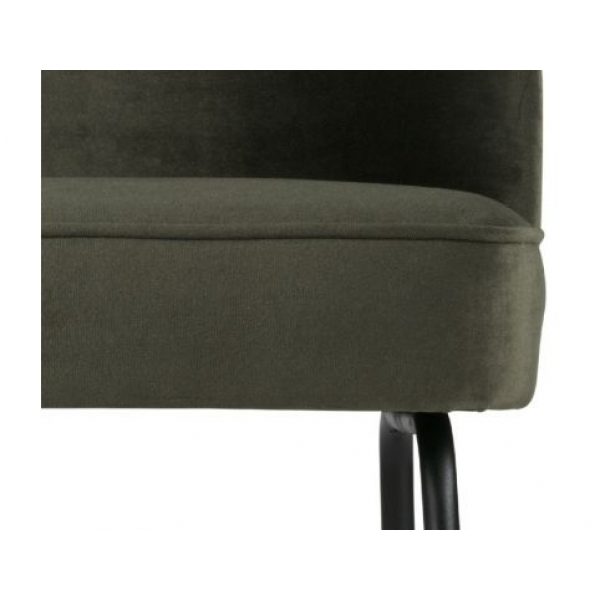 Vogue Eetkamerstoel Fluweel Onyx