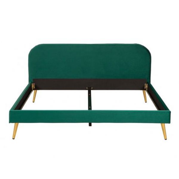 Bed Famous 140x200 cm Velvet Groen