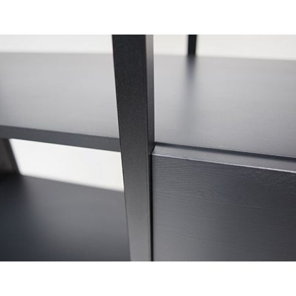 Legacy Vakkenkast Hout/metaal Matzwart [fsc]