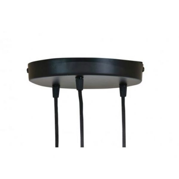 Pottery Hanglamp 3 Lampen Glas Multicolor