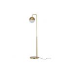 Globular Staande Lamp Metaal Antique Brass