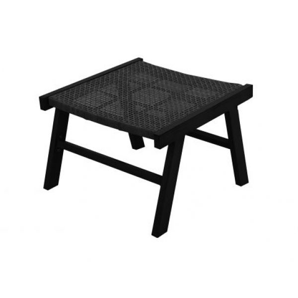 Puk Hocker Aluminium Zwart