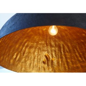 Hanglamp Shiny Glow Zwart/Goud 50 cm