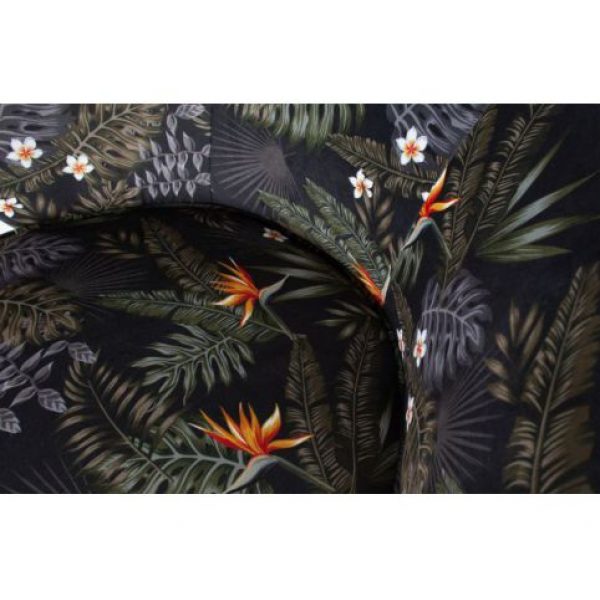 Bo Fauteuil Fluweel Bloem Print