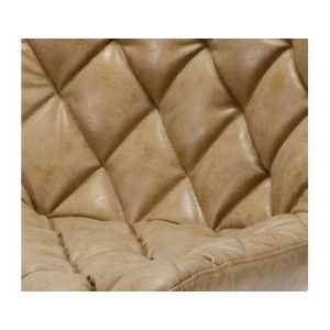 Barkruk Wax Grid Sledepoot Bruin