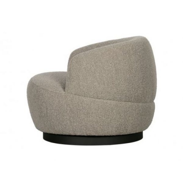 Woolly Draaifauteuil BouclÉ Naturel Gemeleerd