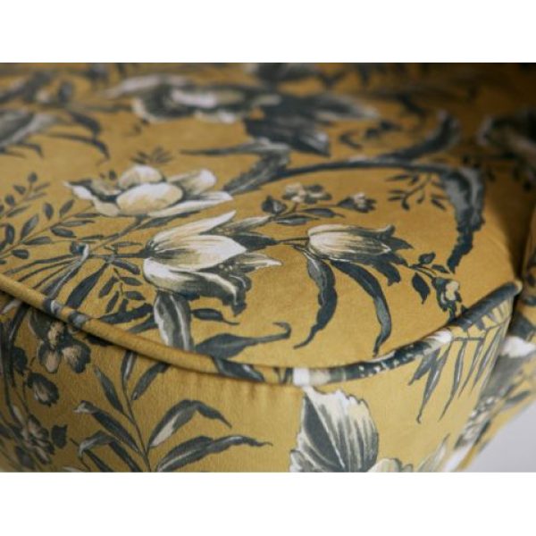 Vogue Fauteuil Fluweel Poppy Mosterd