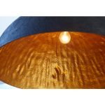 Hanglamp Shiny Glow Zwart/Goud 70 cm