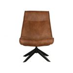 Skyler Draaifauteuil Kunstleer Cognac