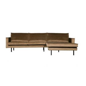 Be Pure Sofa Rodeo Chaise Longue Rechts Velvet Taupe