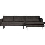 Rodeo Chaise Longue Rechts Zwart