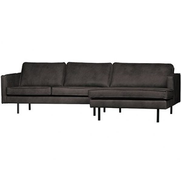 Rodeo Chaise Longue Rechts Zwart