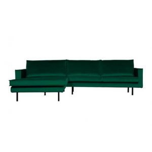 Rodeo Chaise Longue Links Velvet Green Forest