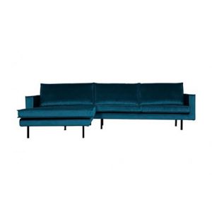 Rodeo Chaise Longue Links Velvet Blue