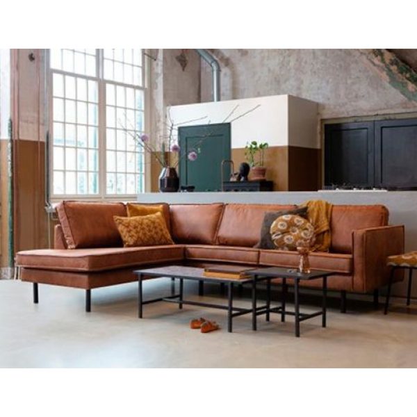 Rodeo Hoekbank Links Cognac