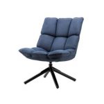 Eleonora Vintage Fauteuil Daan Blauw Touareg