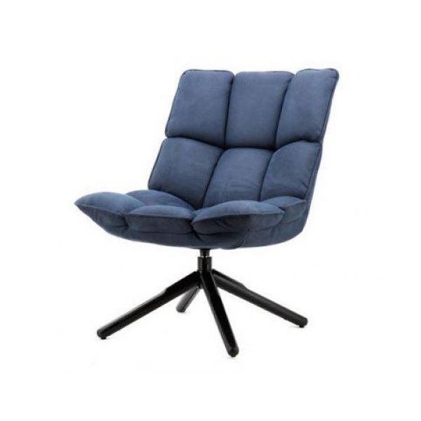 Eleonora Vintage Fauteuil Daan Blauw Touareg
