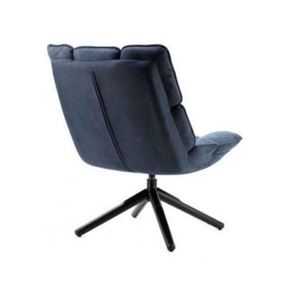 Eleonora Vintage Fauteuil Daan Blauw Touareg