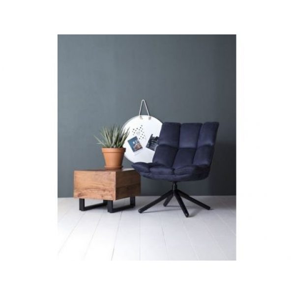 Eleonora Vintage Fauteuil Daan Blauw Touareg