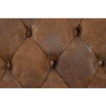 Sofa Chesterfield Edward 3-zits Vintage Bruin