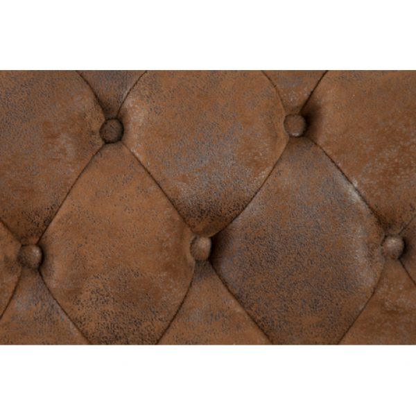 Sofa Chesterfield Edward 3-zits Vintage Bruin