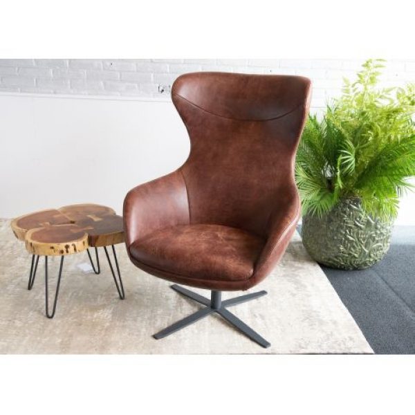 Fauteuil Lis Africa Leder Zenzero