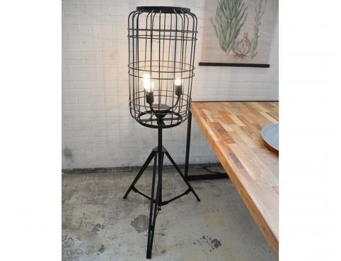 Showroommodel, zelf afhalen! Vloerlamp Luke – Vintage Design
