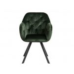 Armstoel Lola Forest Green Velvet Draaibaar