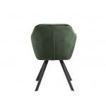 Armstoel Lola Forest Green Velvet Draaibaar