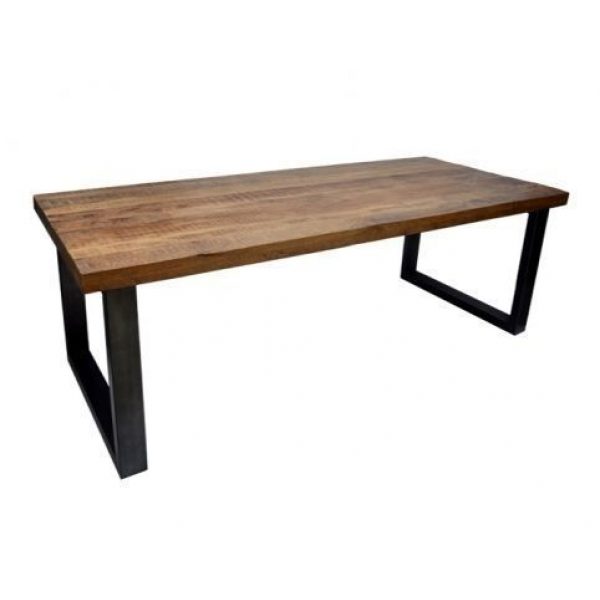 Eettafel Camelot 200 Warm Brown Mangohout