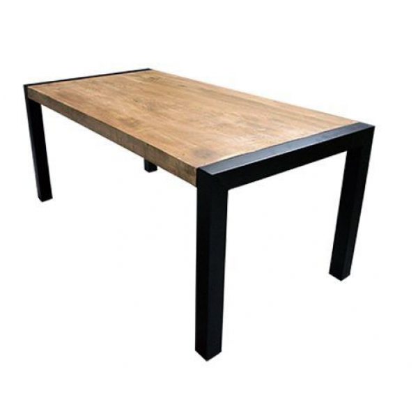 Eettafel Kennedy Warm Brown 140 Mangohout