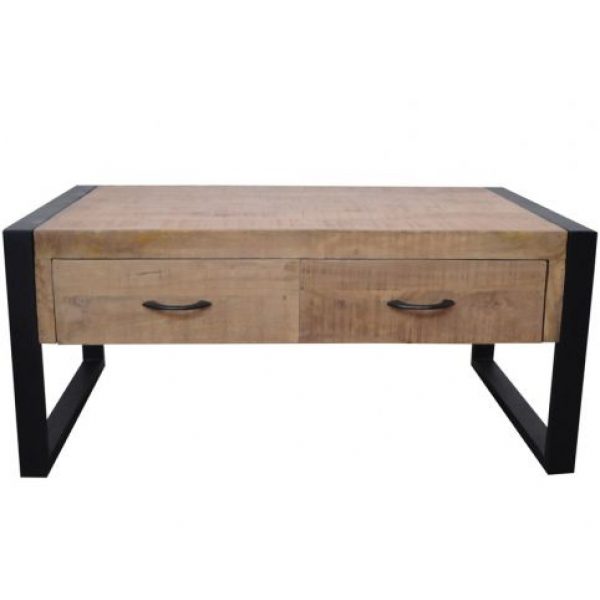 Salontafel Construction 4 lades Small Mangohout