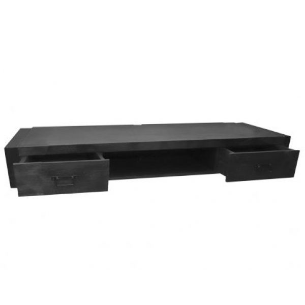 Zwevend TV Meubel Construction 180 Zwart