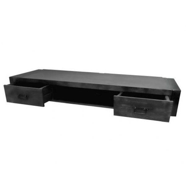 Zwevend TV Meubel Construction 180 Zwart