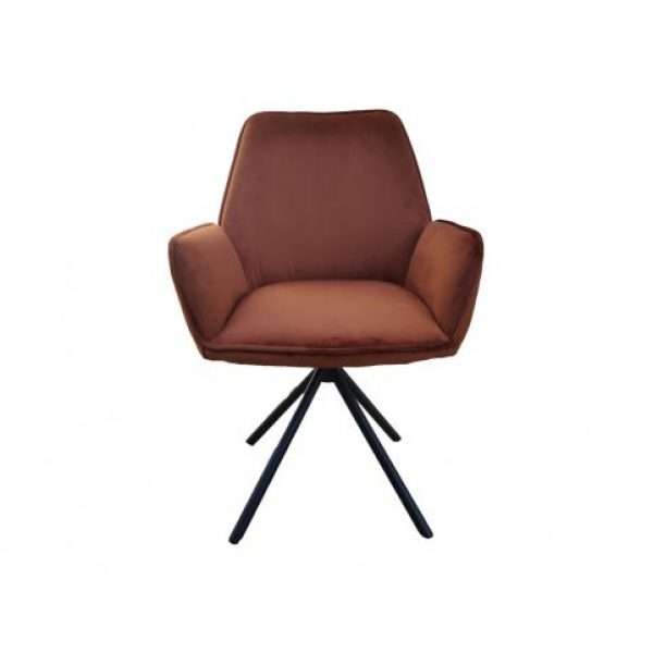 Armstoel Cor Velvet Roest