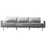 Sofa Apache 4-zits Velvet Dolphin
