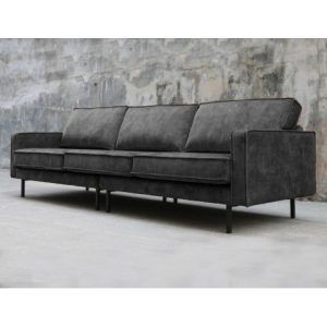 Showroommodel Sofa Apache II 4-zits Velvet Dark Grey