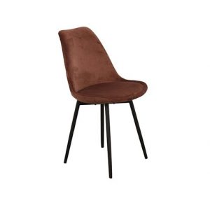 Eetkamerstoel Leaf Koper Velvet