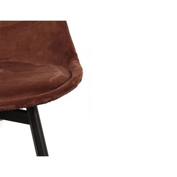 Eetkamerstoel Leaf Koper Velvet