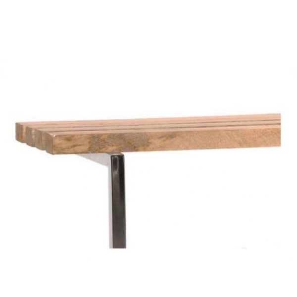 PTMD Kapstok Crook Gepolijst RVS / Hout