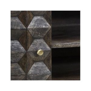 PTMD TV Meubel Alex Dark Brown Mango